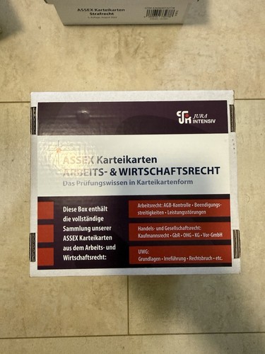 Jura intensiv karteikarten - intensiv,