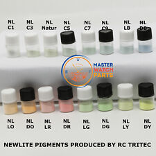 SWISS Luminova Newlite Leuchtpigment SET Leuchtfarbe für Uhren Zeiger Watch Lume