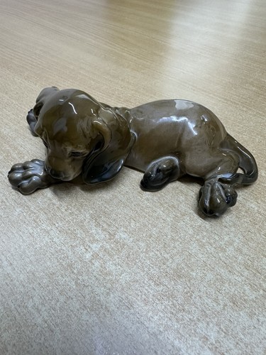 Dackel porzellanfigur - dackel,