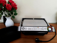 Tefal OptiGrill+ GC716D12 Kontaktgrill - 2000W Tischgrill Silber/Schwarz
