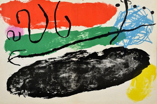 Lithographie print joan - lithographie,