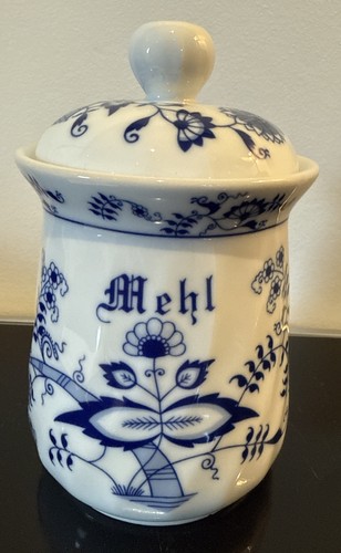 Mehl dose porzellan mandarin - dose,
