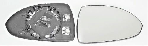 Spiegelglas rechts für opel - rechts,