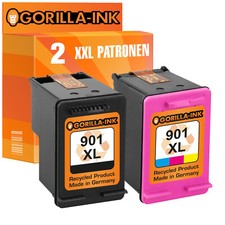 2 Patronen für HP 901 XL OfficeJet 4500 J 4524 4535 4540 4550 4580 4660 4680 C