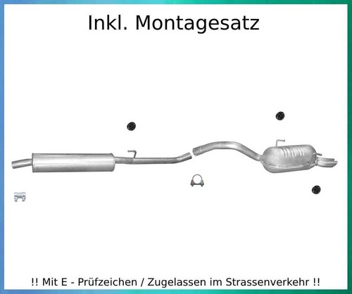 Auspuffanlage für peugeot 807 - für,