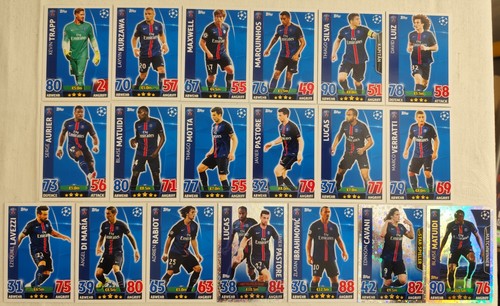 Match attax team set - match,