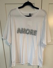 H&M Tshirt Weiß Größe XL