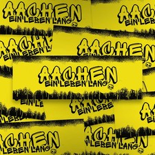 100x Aachen Aufkleber/ Sticker/ Fußball Fanartikel/ 14,8x5 cm/ wetterfest