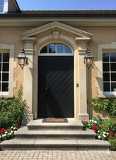 Haustür aus massivem Holz inkl. Rahmen