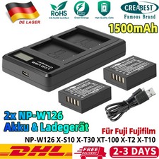 2x NP-W126 Akku & Ladegerät