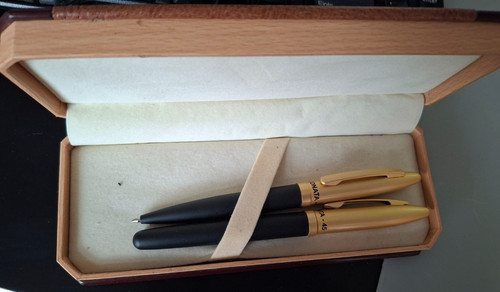 Elegantes vintage schreibset - vintage,