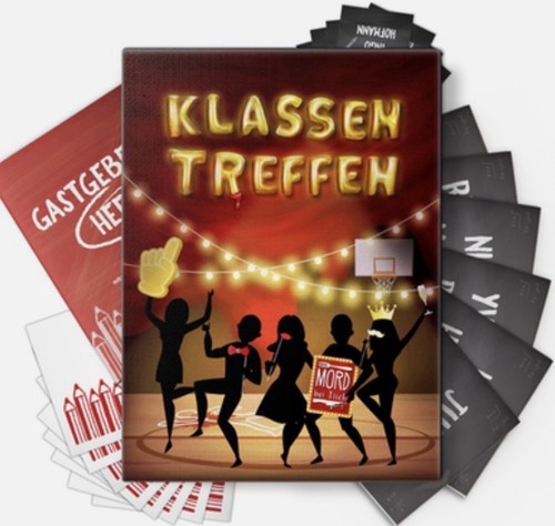 Mord bei tisch klassentreffen - mord,