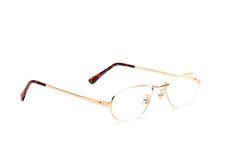 Lesebrille Metall Gold Herren Klassiker Vollrand ohne Etui 1,5 und 2,5