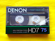 1x DENON HD7  75 Cassette Tape 1988 + OVP + SEALED +