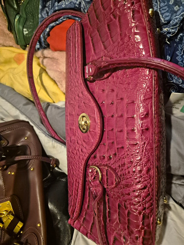 Damen schultertasche rubin - schultertasche,
