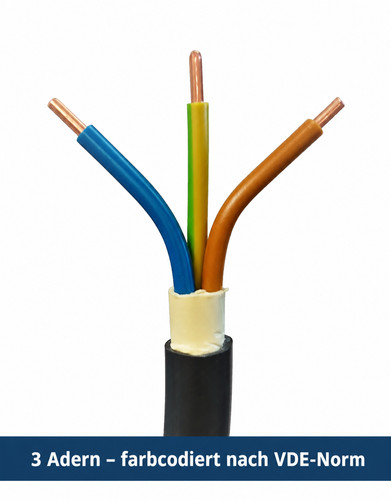 Nyy 3x4 erdkabel - nyy-j, mm²