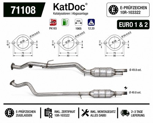 Katalysator für mercedes - ✅,