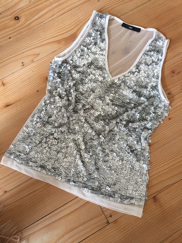 Pailletten top gr s - top,,