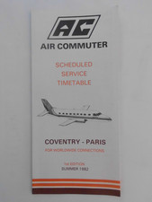 SYSTEM TIMETABLE AIR COMMUTER
