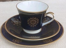 Weimar Porzellan Sammeltasse Echt Weimar Kobalt Harmonie - 3 teilig