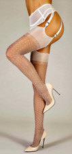 Echte 15d RHT Nylons Polka Dot