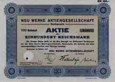 NSU Werke Neckarsulm 1941 Weinsberg Ingolstadt Audi Fiat 100 RM Wankelmotor Ro80