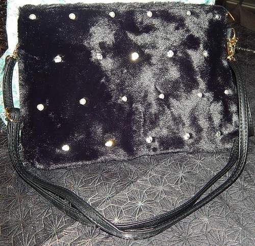Elegante samt tasche mit - samt,
