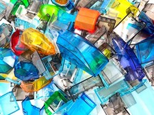 Lego 20 Windschutzscheiben Fenster Cockpit Frontscheibe Kuppel Fahrzeug Auto