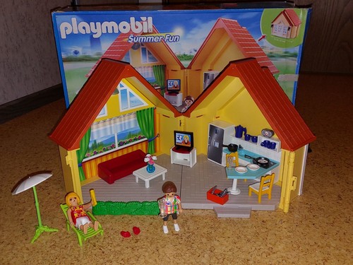 Playmobil aufklapp ferienhaus - aufklapp,