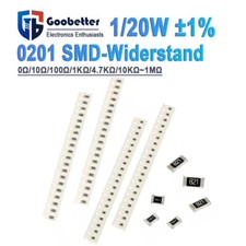 0201 SMT Widerstand 0 Ohm Bis