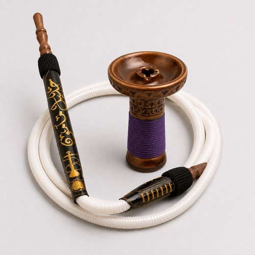 Shisha schlauch leder optik - shisha,