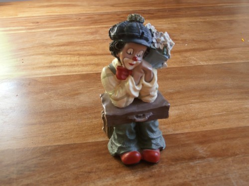 Gilde clown mit koffer - clown,