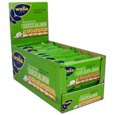 (21,78€/1kg) Wasa Sandwich Sour Cream & Onion, Knäckebrot 24 Stück