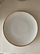 Winterling Kirchenlamitz Bavaria C 22 Teller Cremefarben Goldrand flach 24,4cm