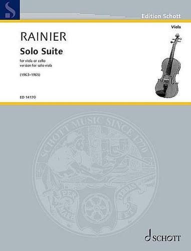 Solo suite for viola or - suite:,
