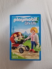 Playmobil Zwillinge mit Kinderwagen 5573 Gebraucht