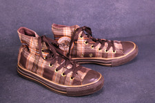 Converse All Star Classic Chucks HI Sneaker Gr. 37 braun beige kariert BC1778
