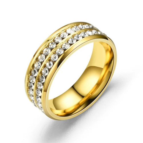 Edelstahl verlobungsring gold - edelstahl,