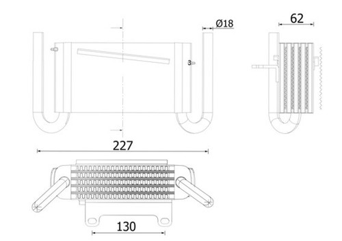 Mahle clc 312 000s - clc, Ölkühler