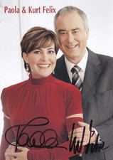 Autogramm - Kurt Felix & Paola