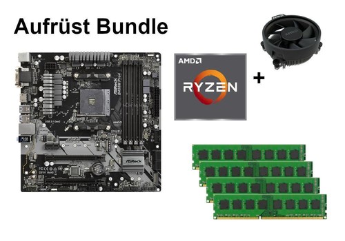Bundle asrock b450m - bundle, amd