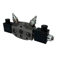 Bucher Hydraulics HDS11 64120 Steuerblock Wegeventil 2x Magnetspulen 12VDC 36W