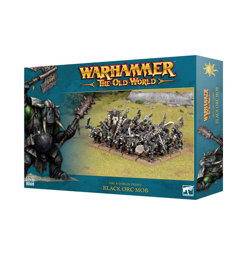 Warhammer black ork mob - ork,
