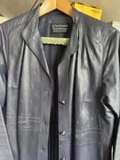 Nappa Leder Dunkelblau 38