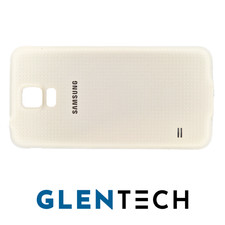 Original Samsung Galaxy S5 Akkudeckel Backcover Shimmery White Top Zustand