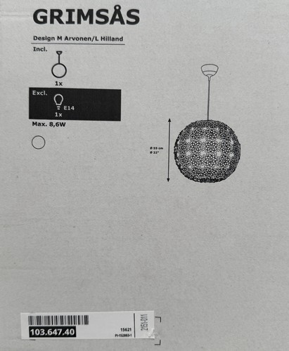 Ikea grimsas hängeleuchte - ikea,