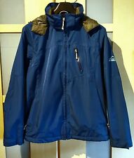 Jacke + Kapuze, McKinley, Aquamax, wasserdicht, winddicht, Größe 38, dunkelblau