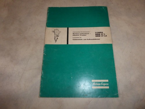 Ersatzteilliste atlas copco - atlas,