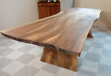 Traumtisch - Baumkante Walnuss massiv 2,85 Meter