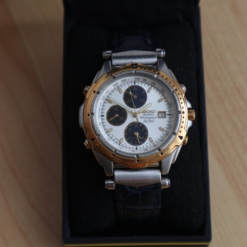 Seiko 100 chronograph - seiko, sq
